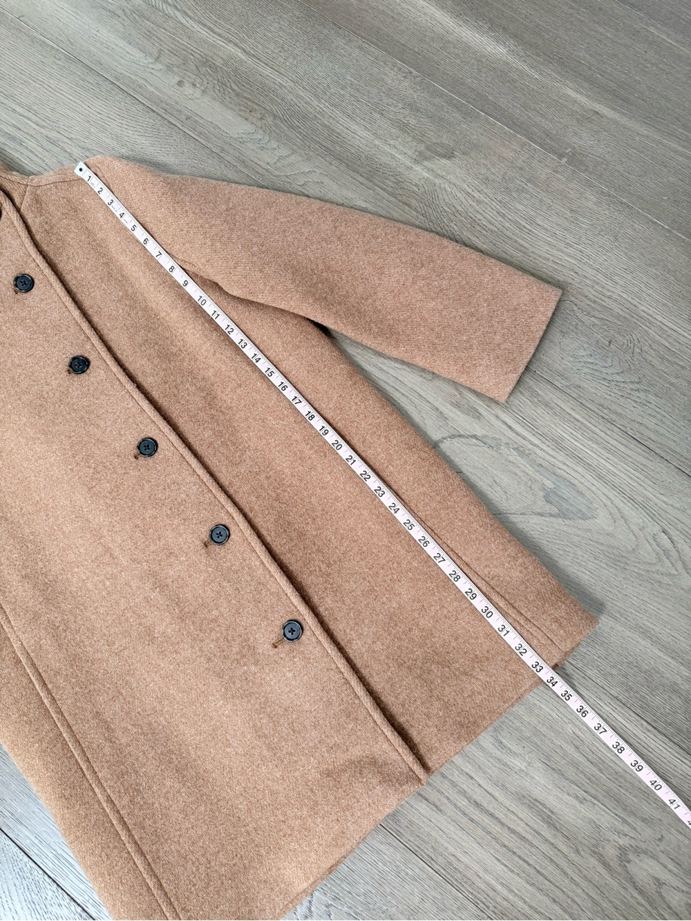 NWOT J.Crew Villa Coat Stadium Cloth Wool Heather Camel Tan 6 - Picture 8 of 12